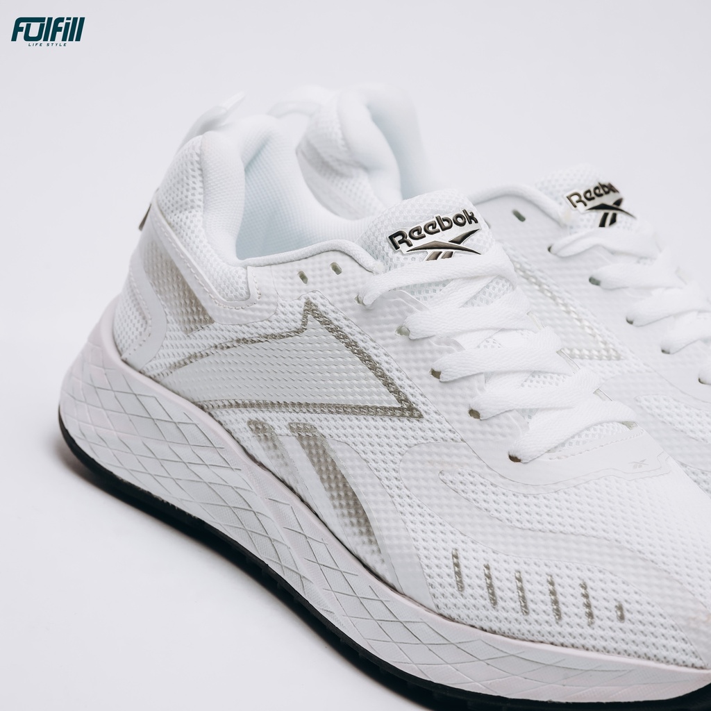 Reebok white silver cheap